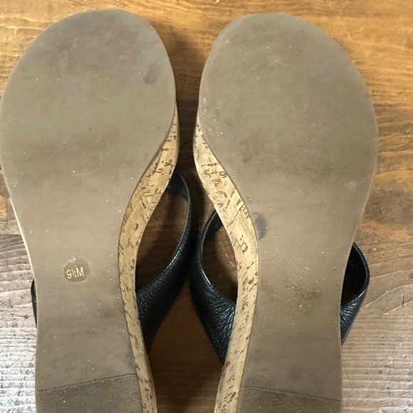 Tory Burch Suzy Cork Wedge Platform Sandals Size 9.5 - Picture 5 of 8